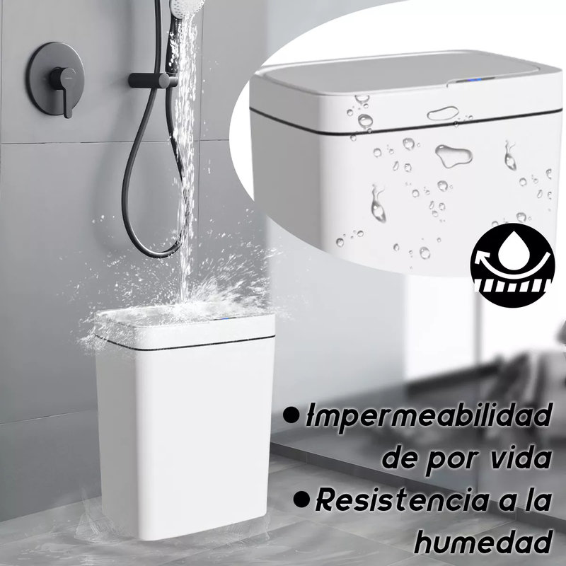 15L and 18L Smart Sensor Trash Cans, 2-Pack