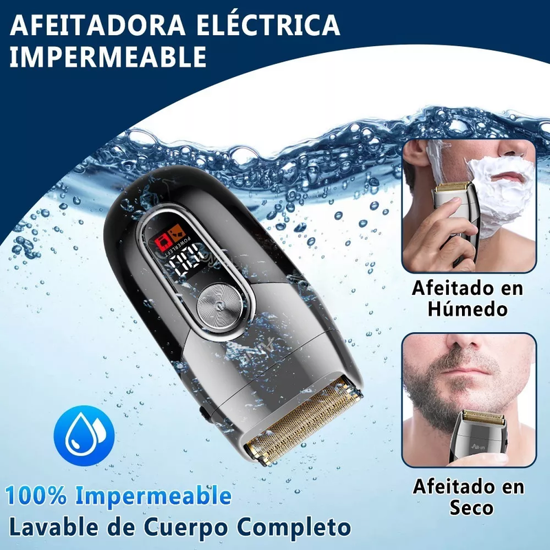 Afeitadora Rasuradora Profesional Eléctrica Impermeable 600 mAh