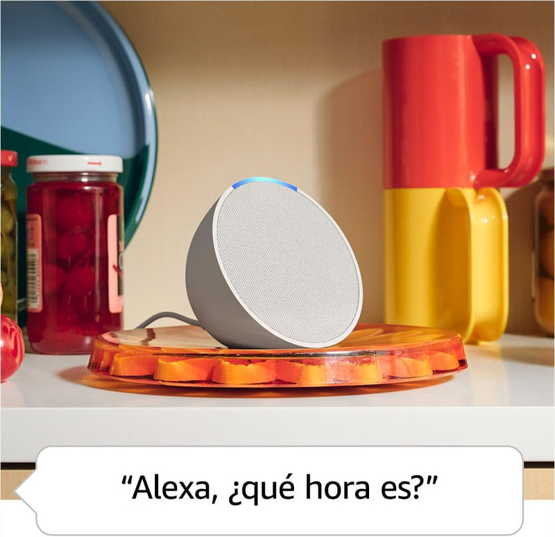 Echo Pop Bocina más Pequeña que se Adapta a Cualquier Habitación