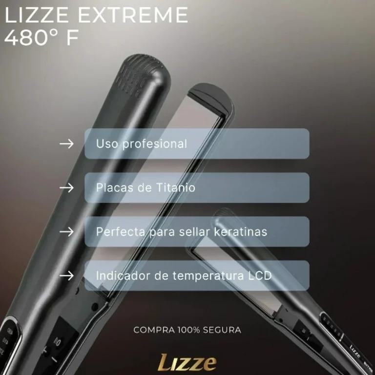 Plancha Profesional de Cabello Lizze Extreme 220V