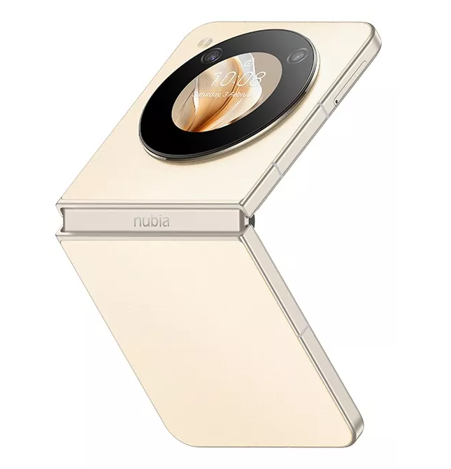 Nubia Flip Dorado con Pantalla Plegable de 6,9" 5G 256gb 8gb RAM