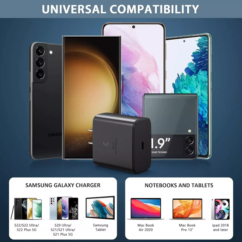 Super Cargador Rápido de 45W USB-C