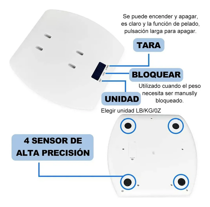 Bascula Digital Pediátrica Bebes LCD con Estadímetro 100kg