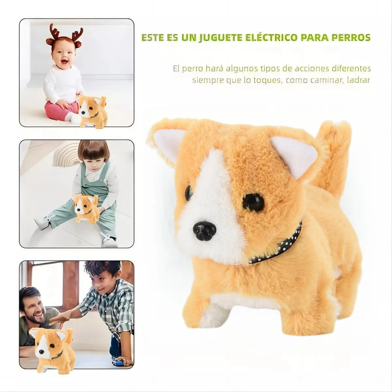 Perro Robot de Peluche para Niños Interactivo
