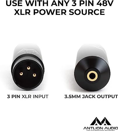 Convertidor De Potencia Antlion Audio - Xlr Power Converter