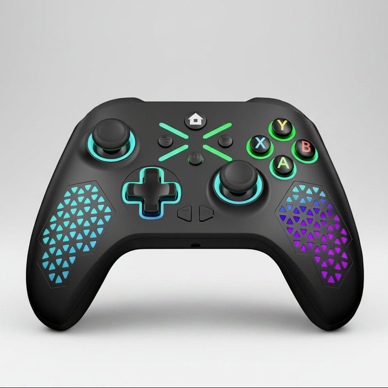 Mando Inalámbrico RGB para Xbox y PC con Botones Programables y Turbo