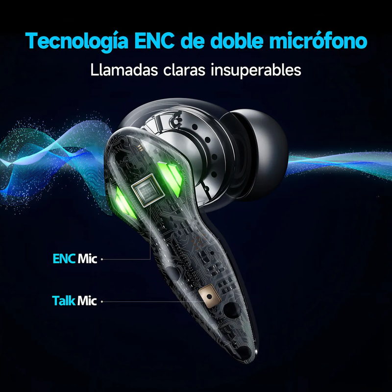 Audífonos Gamer Inalámbricos H03 Bluetooth 5.3 IPX5