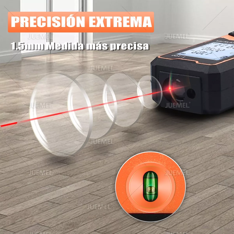 Telemetro Medidor Laser de 100 Metros de Distancia