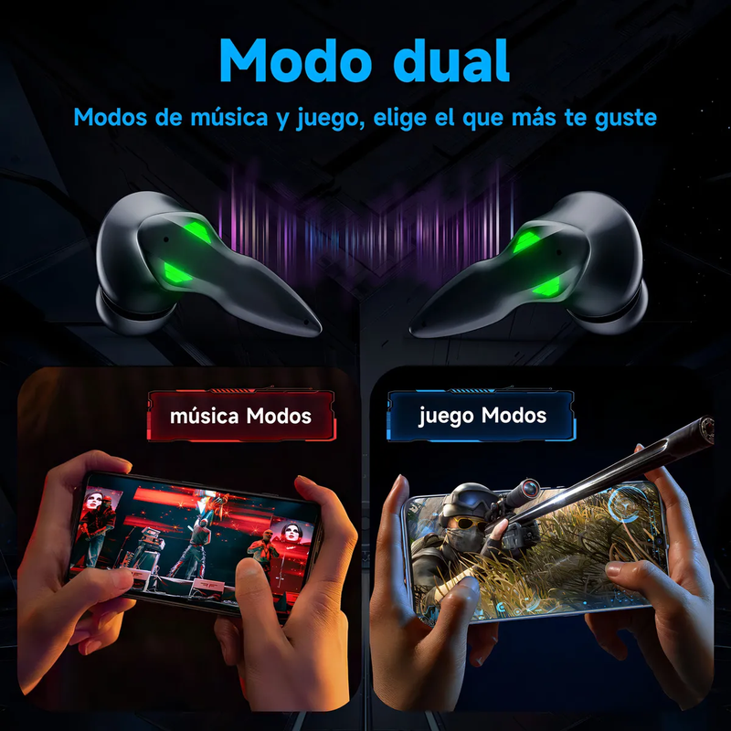 Audífonos Gamer Inalámbricos H03 Bluetooth 5.3 IPX5