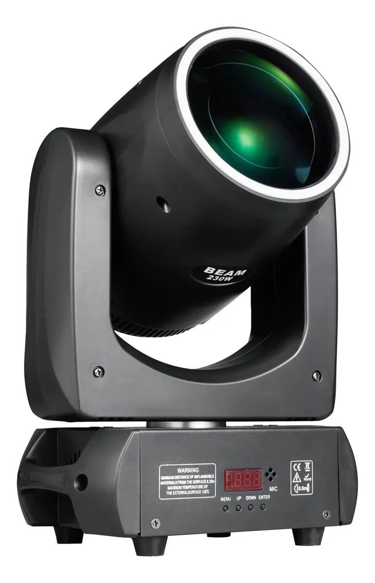 Faro Led Beam 230 W con Cabezal Móvil Giratorio Con Prisma