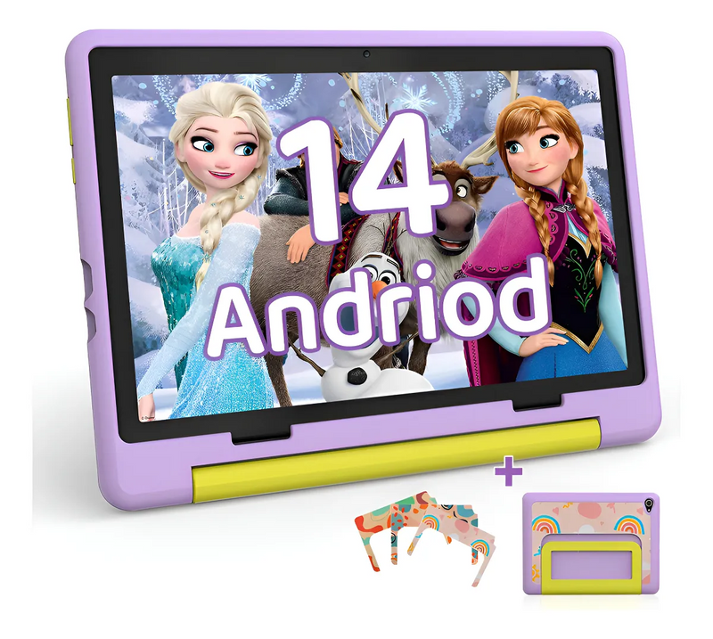 Tablet para Niños de 10.1 Pulgadas 8gb+64gb Andoid 14 con Funda