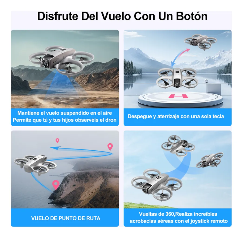 Mini Drone Con Cámara 4k Axnen Gt3