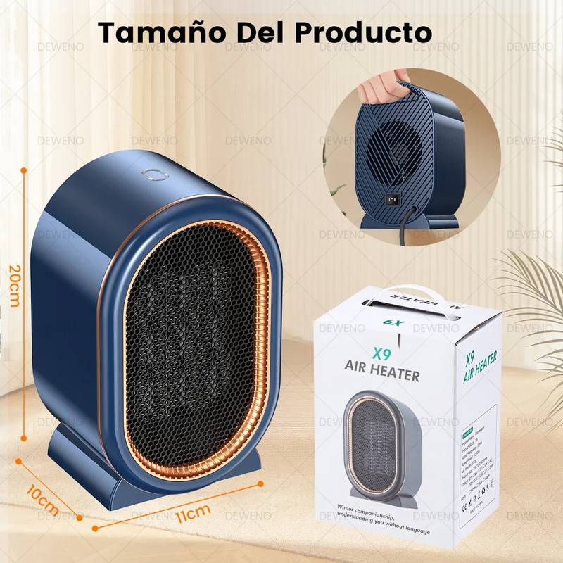 Calentador Eléctrico Pequeño Portátil para uso en Interiores