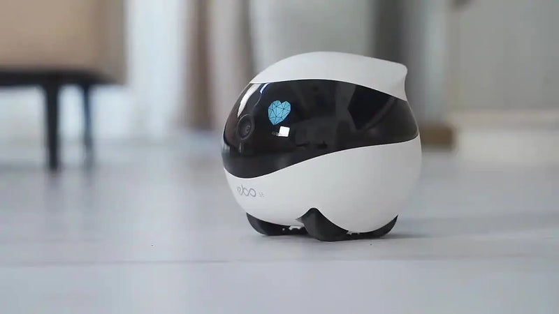 Cámara Robot Inteligente para Mascotas Wi-Fi Visión Nocturna 1080P