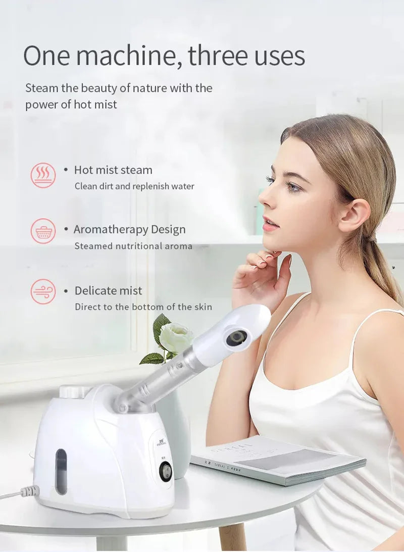 Vaporizador de Ozono para Limpieza Facial Profunda