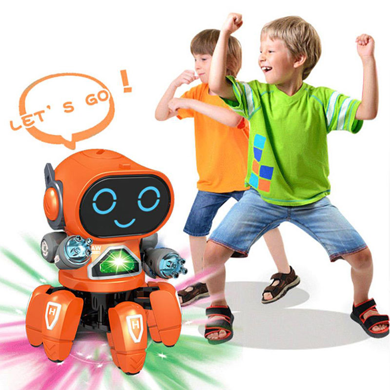 Juguete Robot Bailarín con Luces y Sonido para Niños