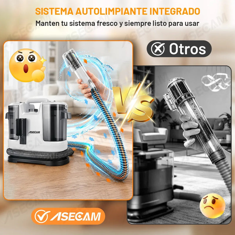 Aspiradora Portátil 25kpa 3.1l Para Alfombras y Tapicería 1500w