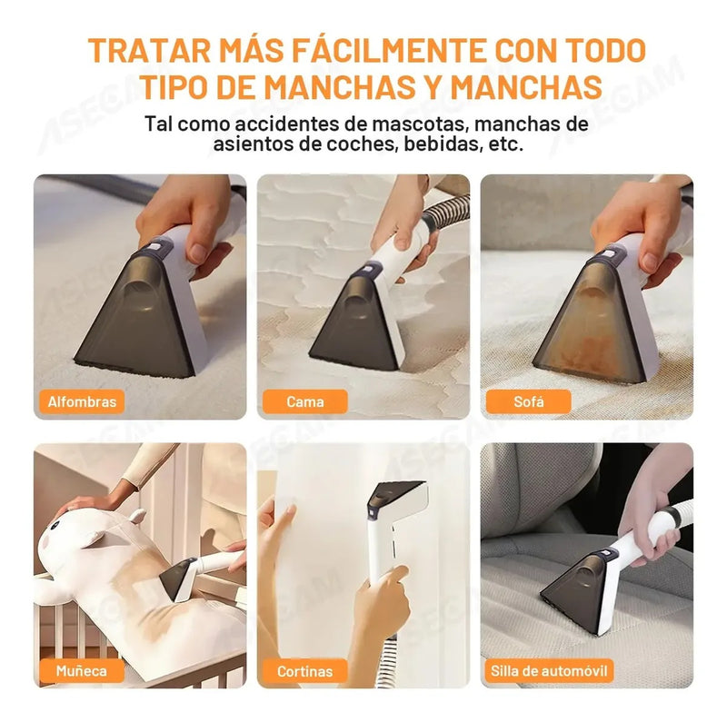 Aspiradora Portátil 25kpa 3.1l Para Alfombras y Tapicería 1500w