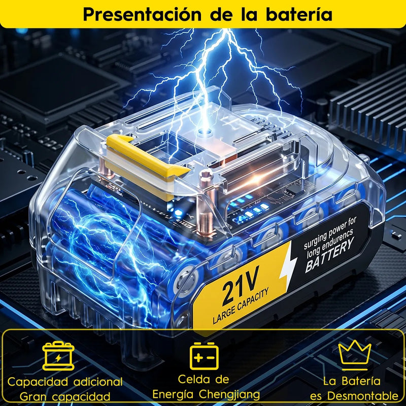 Hidrolavadora Inalámbrica Portátil 6 En 1 Pistola Eléctrica