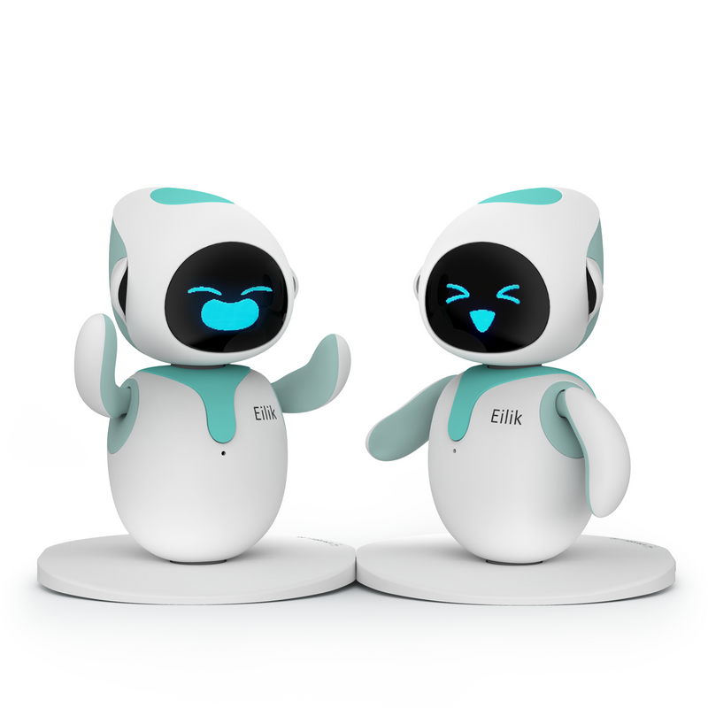 Eilik Robot con Inteligencia Artificial Paquete Duo Azul Y Rosa