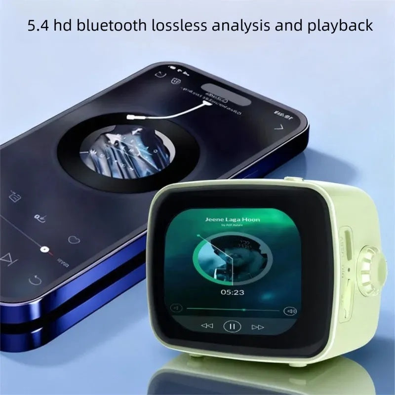 Altavoz Bluetooth Portátil Recargable RGB Pantalla Táctil