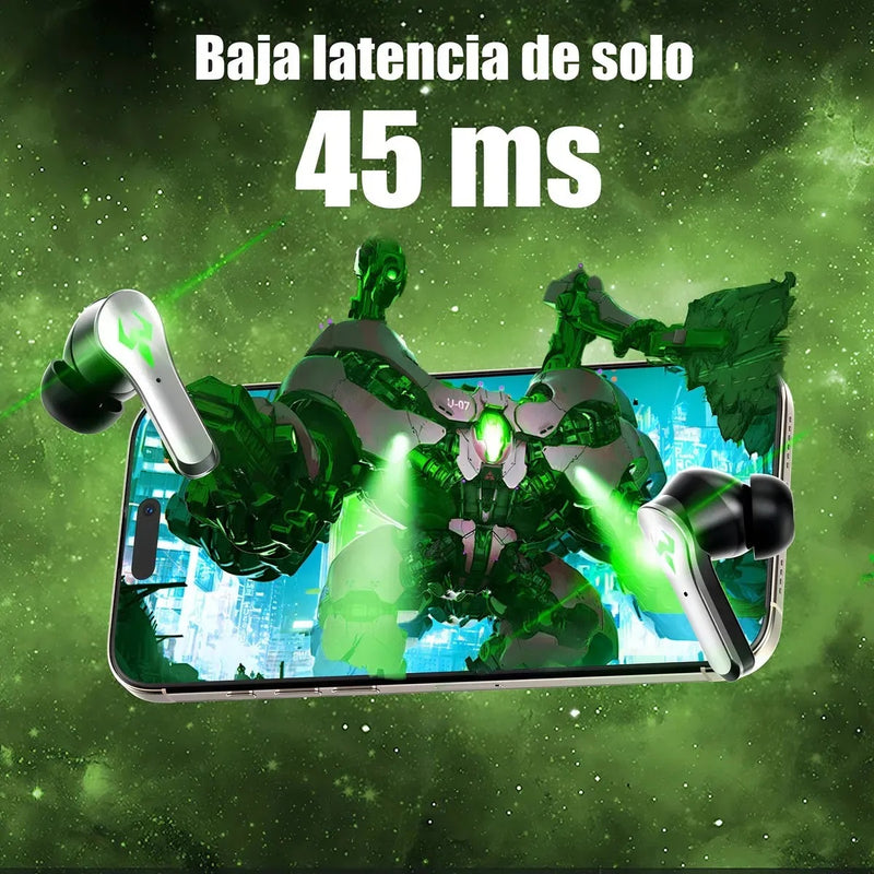Auriculares Bluetooth In-ear Con LED Gaming