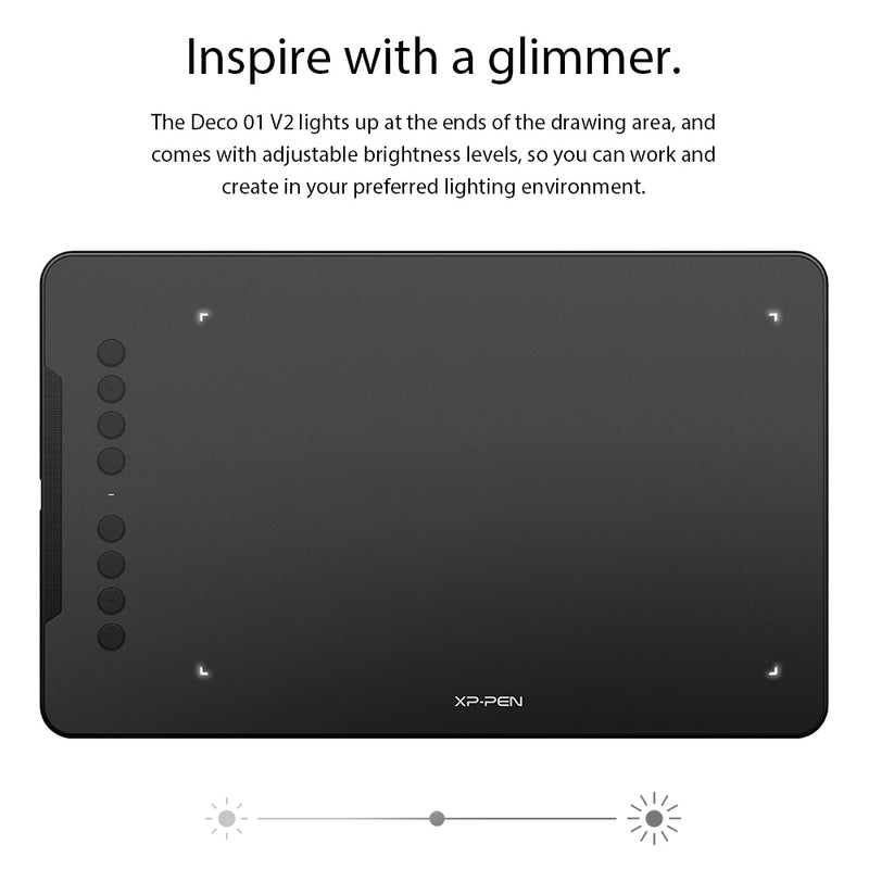 Tableta de Dibujo Digital Deco 01 V2 de 10" XP-PEN
