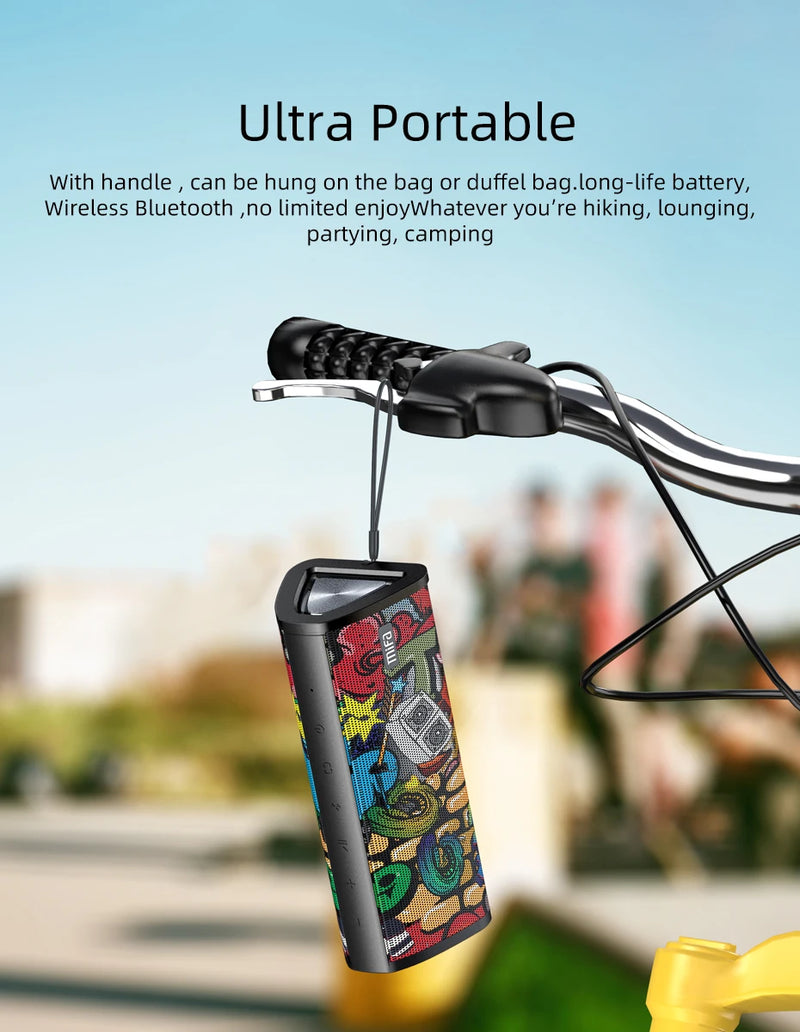 Altavoz Inalámbrico Portátil Impermeable Mifa A10 Plus Graffiti