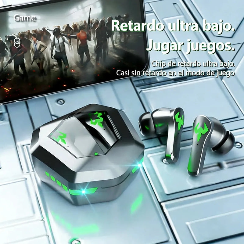 Auriculares Bluetooth In-ear Con LED Gaming