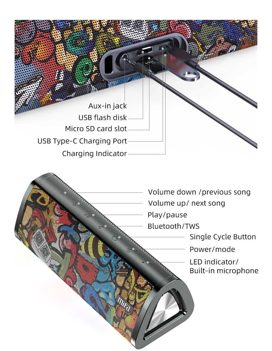 Speaker Mifa Mifa A10 Graffiti Mifa A10 Graffiti купить в интернет