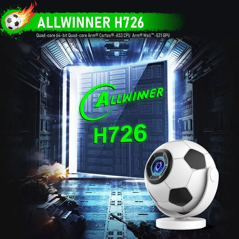 Proyector Profesional en Forma de Balón HD Android 1080p LED 300ANSI