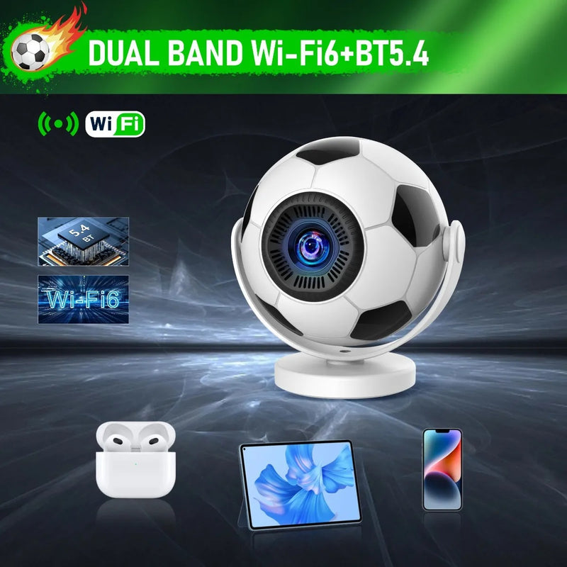 Proyector Profesional en Forma de Balón HD Android 1080p LED 300ANSI