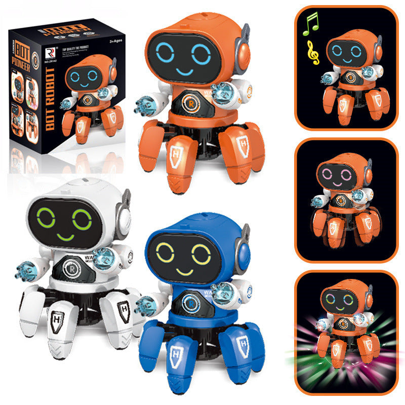 Juguete Robot Bailarín con Luces y Sonido para Niños