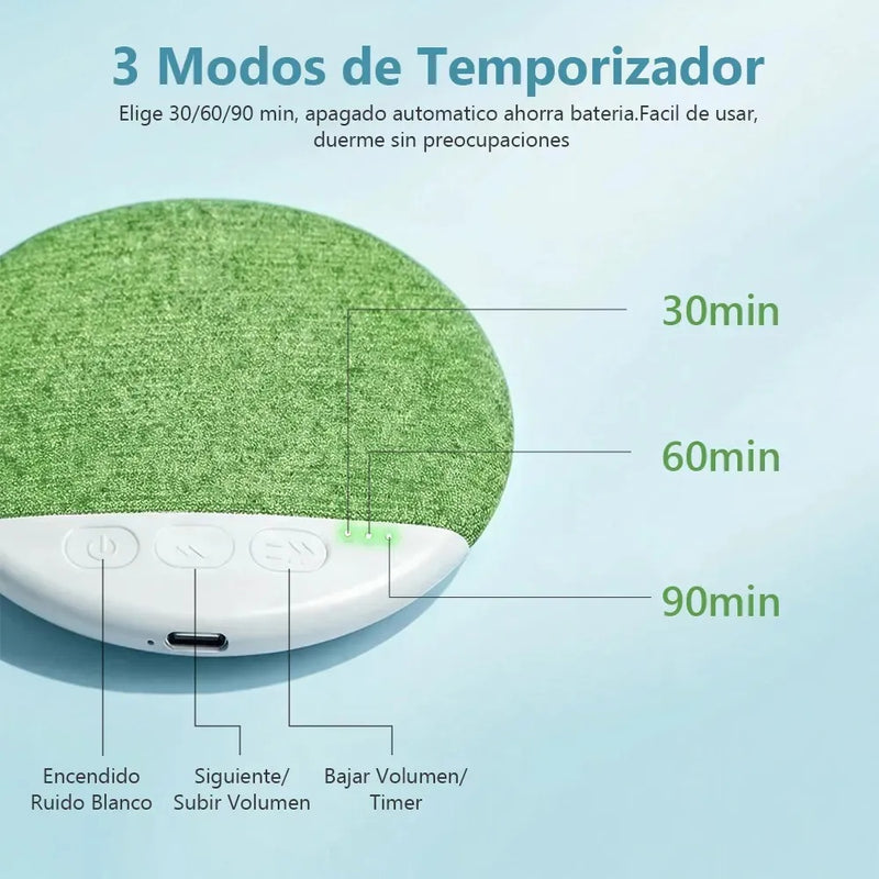 Bocina de Almohada Inalámbrica con Bluetooth para Dormir