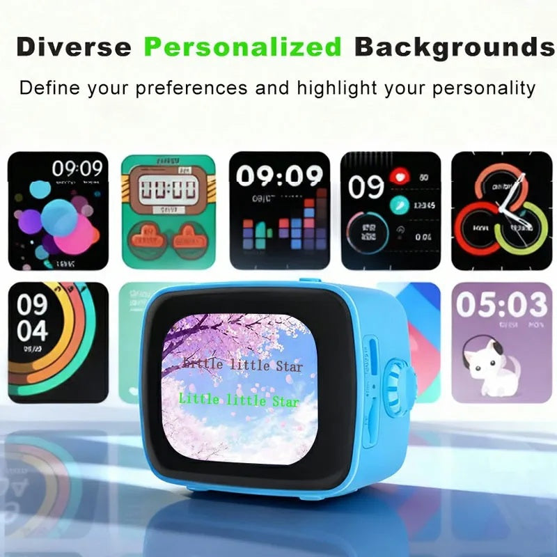 Altavoz Bluetooth Portátil Recargable RGB Pantalla Táctil