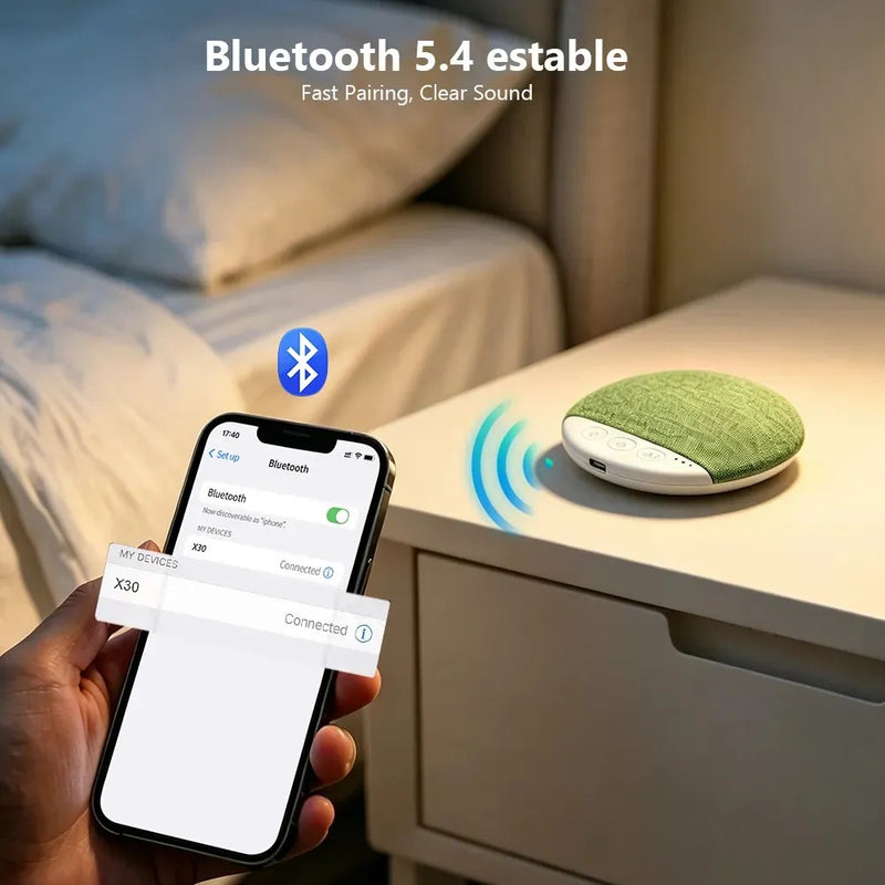 Bocina de Almohada Inalámbrica con Bluetooth para Dormir
