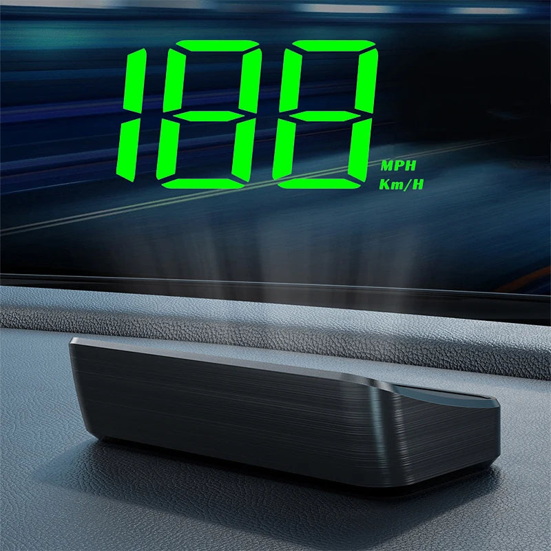 HUD GPS Velocímetro Digital para Auto, Proyector en Parabrisas Universal