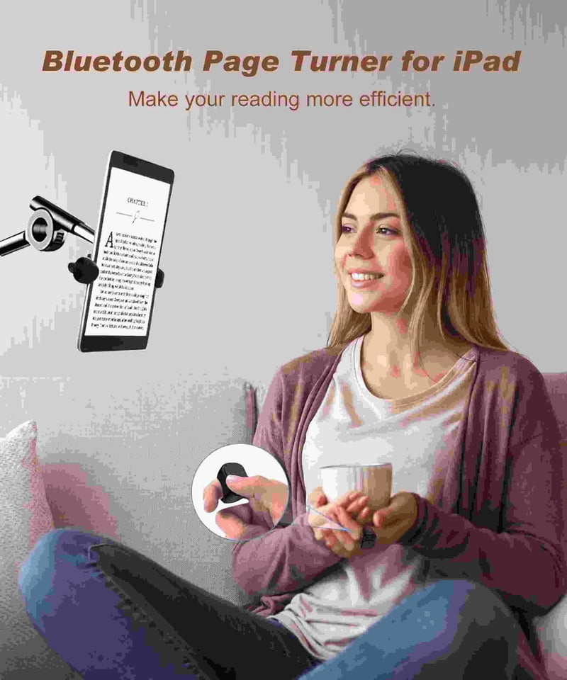 TikTok Scrolling Ring, Control Remoto Bluetooth, Dispositivo de Desplazamiento, Música y Cámara