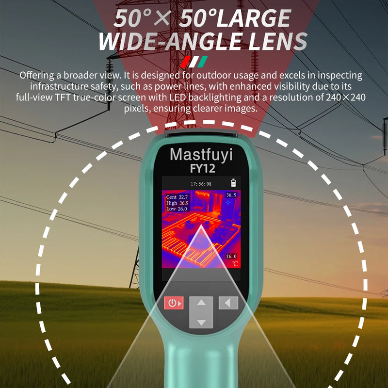 Cámara Termográfica Infrarroja de Alta Resolución Profesional MASTFUYI