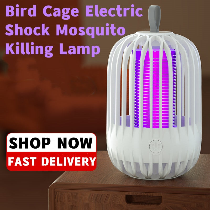 Lámpara LED Antimosquitos con Descarga Eléctrica USB