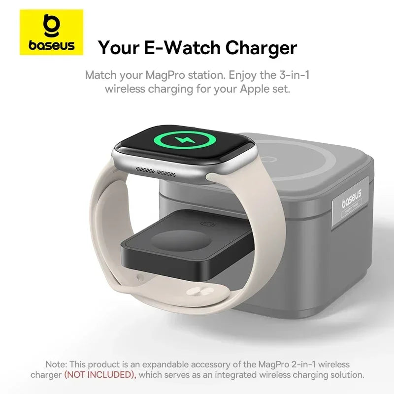 Cargador Inalámbrico Magnético Baseus MagPro para Apple Watch
