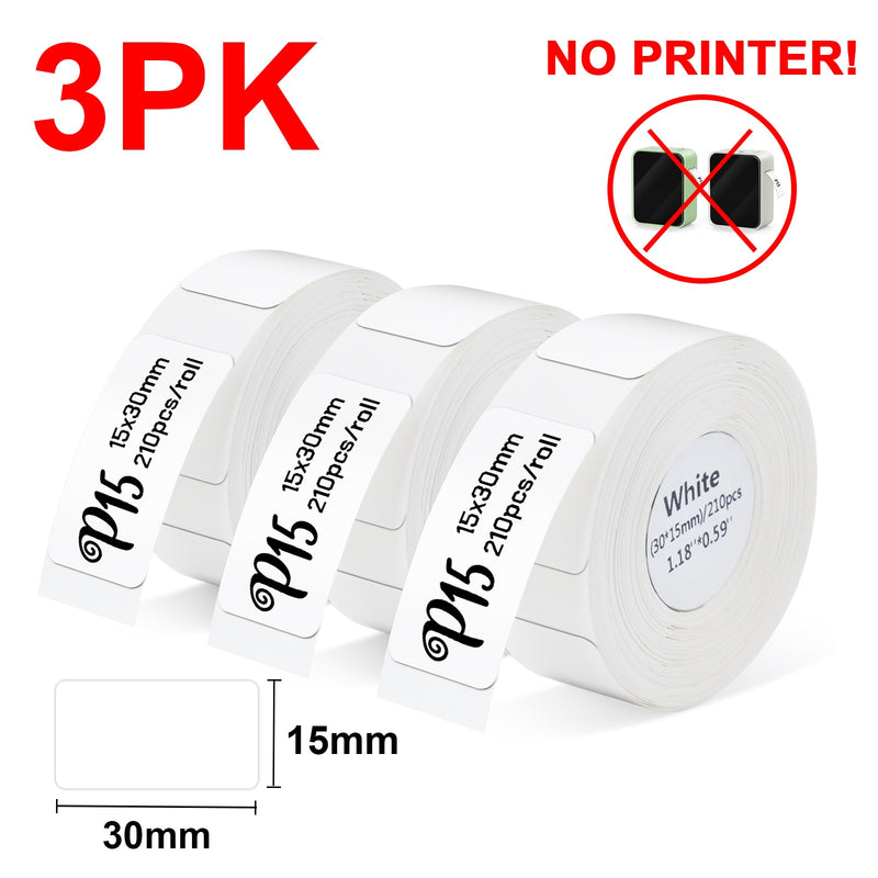 Impresora Térmica de Etiquetas Inalámbrica Bluetooth Portátil P15
