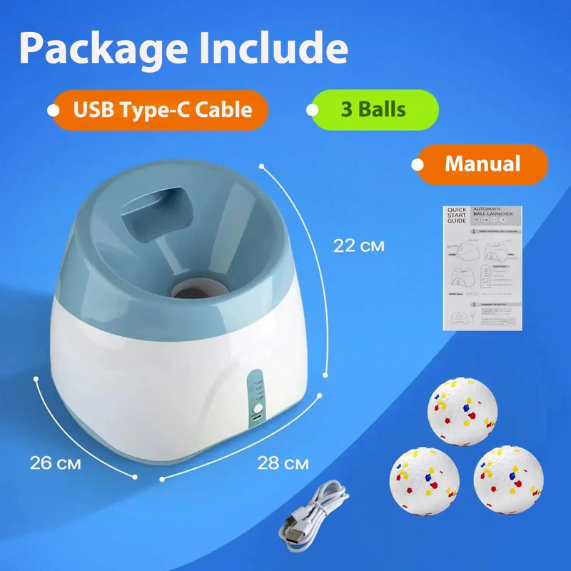 Lanzapelotas Automático para Perros Juguete Interactivo