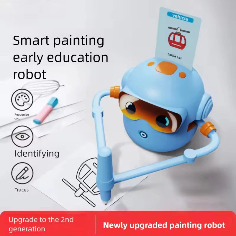 Robot Dibujante Interactivo para Niños, Aprendizaje y Creatividad