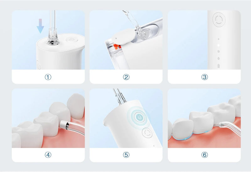 Irrigador Bucal Eléctrico Recargable Xiaomi Mijia F300