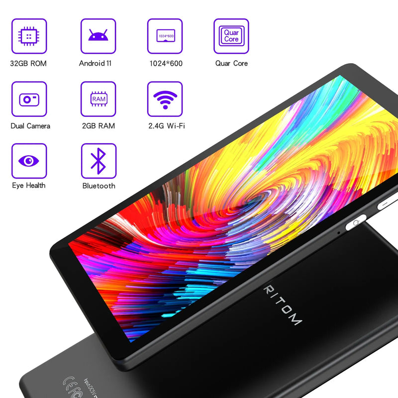 Tableta Pritom de 7 Pulgadas 32GB Android 11