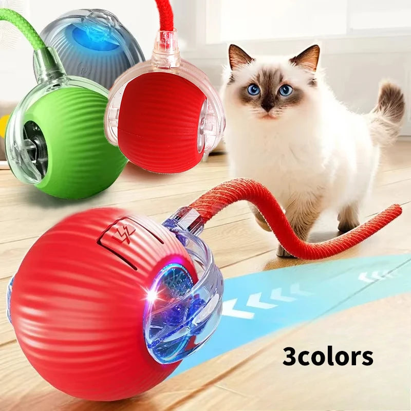 Pelota Interactiva para Gatos, Eléctrica, Recargable y con Sensor de Movimiento