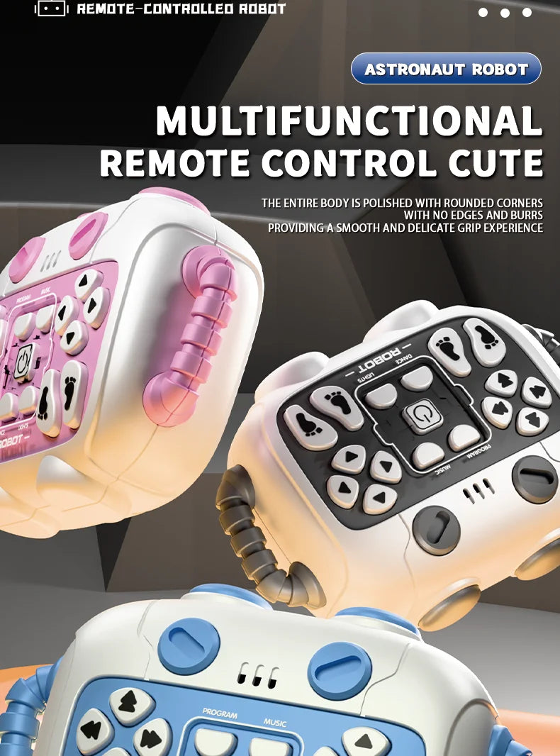 Robot Bailarín con Control Remoto, Luces LED, Sonido y Función de Grabación