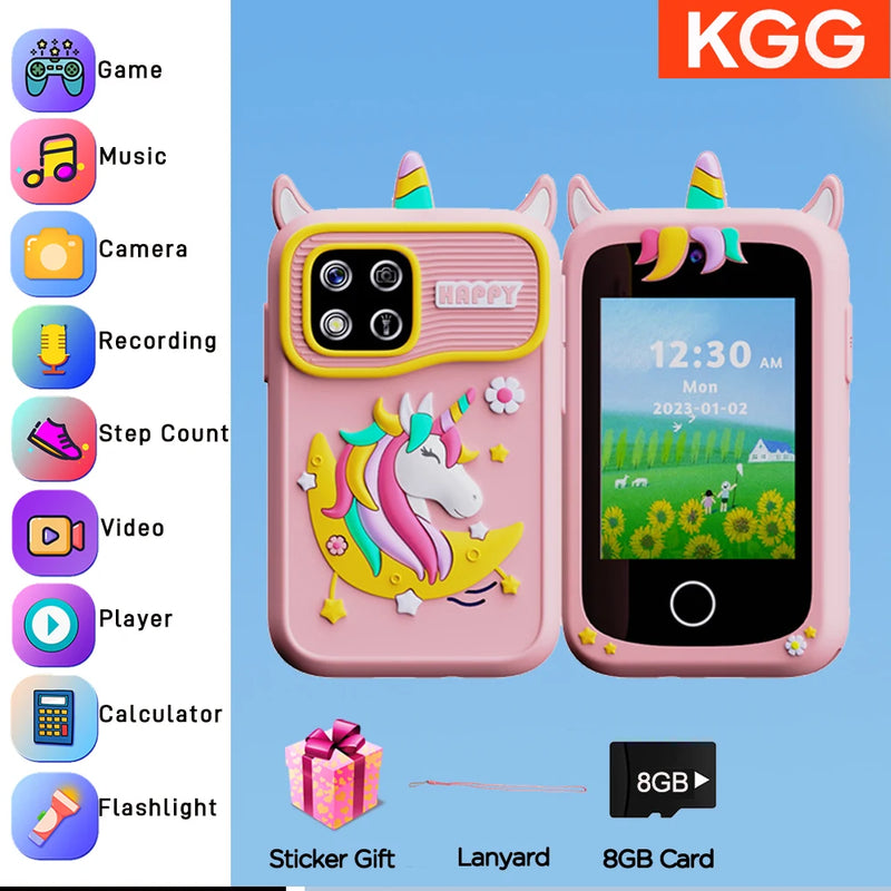 Mini Teléfono Educativo Inteligente para Niños y Niñas de 8 GB