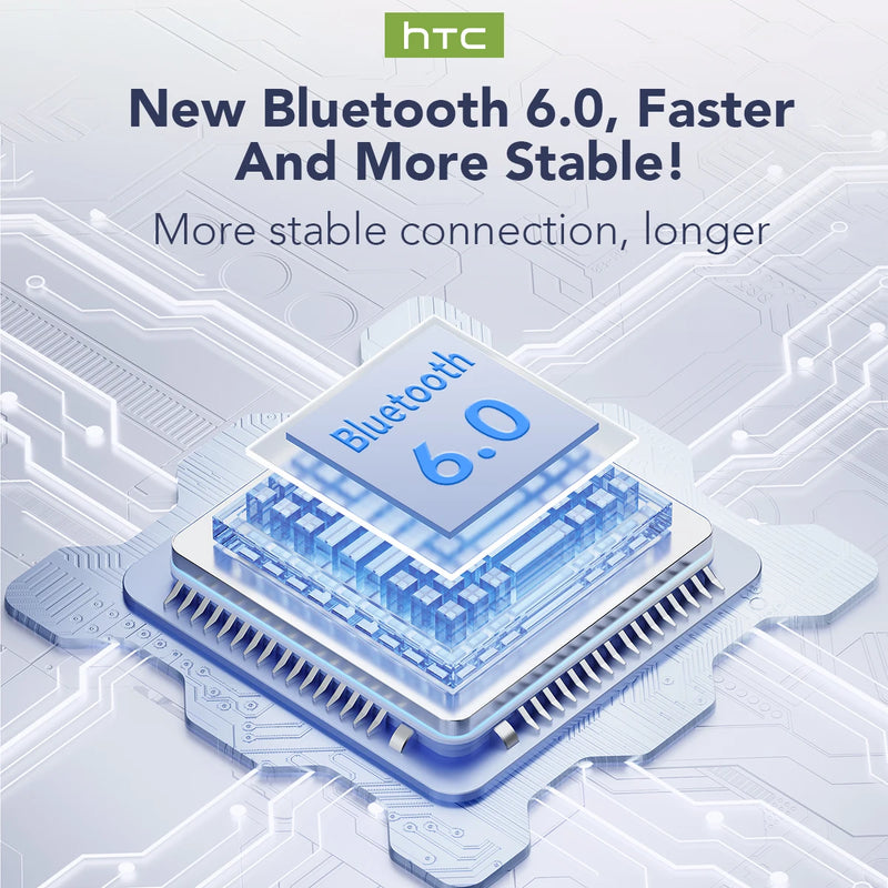 Auriculares Traductores Bluetooth 6.0 HTC NE20, Inalámbricos, Resistentes al Agua IPX4